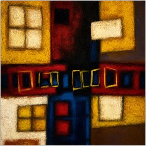 Cuadro abstracto horizontal 120x120 cm codigo 10