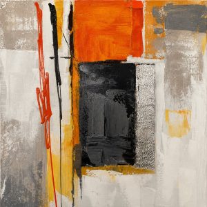 Cuadro abstracto horizontal 60x60 cm codigo 119