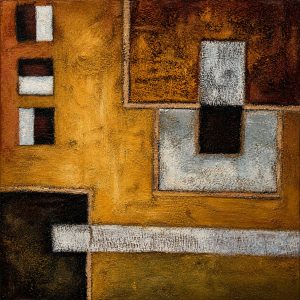 Cuadro abstracto horizontal 60x60 cm codigo 124