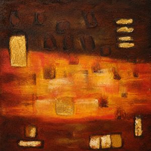 Cuadro abstracto horizontal 60x60 cm codigo 126