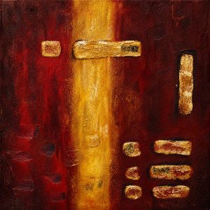 Cuadro abstracto horizontal 60x60 cm codigo 127