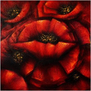 Cuadro flores horizontal 100x100 cm codigo 14