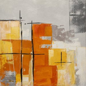 Cuadro abstracto horizontal 60x60 cm codigo 145