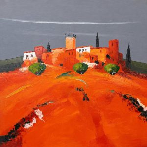 Cuadro casas horizontal 60x60 cm codigo 178-181