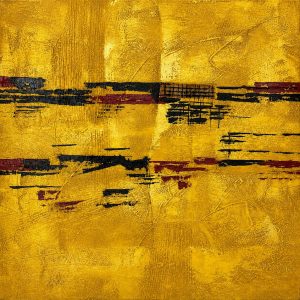 Cuadro abstracto horizontal 60x60 cm codigo 182-185