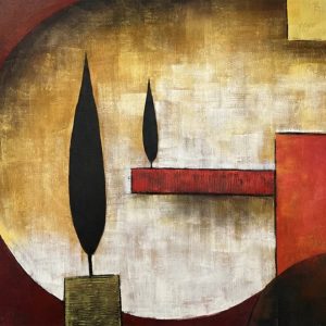 Cuadro abstracto horizontal 120x120 cm codigo 2