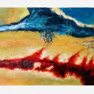 Cuadro abstracto horizontal 60x40 cm codigo 217