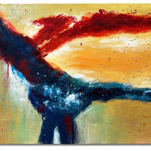 Cuadro abstracto horizontal 60x40 cm codigo 218