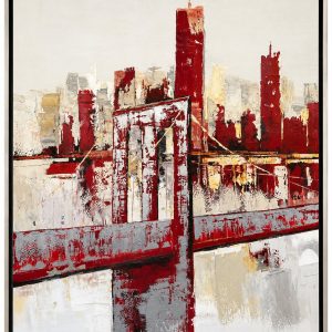 Cuadro ciudad vertical 111x155 cm codigo 23