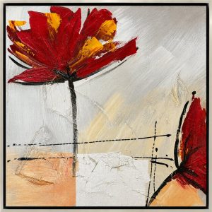 Cuadro flores horizontal 70x70 cm codigo 27