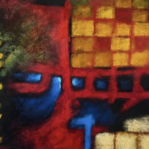 Cuadro abstracto horizontal 120x120 cm codigo 3