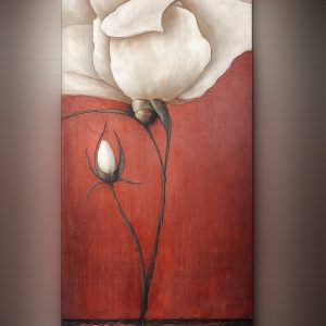 Cuadro flores vertical 50x120 cm codigo 50