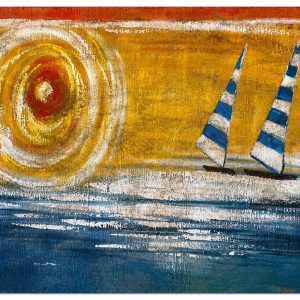 Cuadro velero horizontal 120x80 cm codigo 52