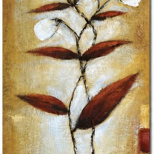 Cuadro flores vertical 30x80 cm codigo 54