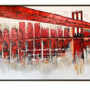 Cuadro ciudad horizontal 205x105 cm codigo 64