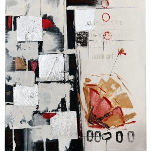 Cuadro abs- flores horizontal 60x60 cm codigo 66